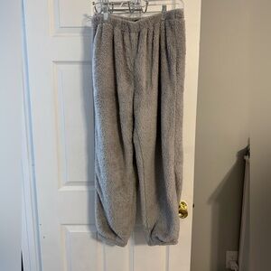 Cozy Gray Fleece Pants